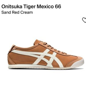 Onitsuka Tiger Mexico 66 in Sand Cream Red
